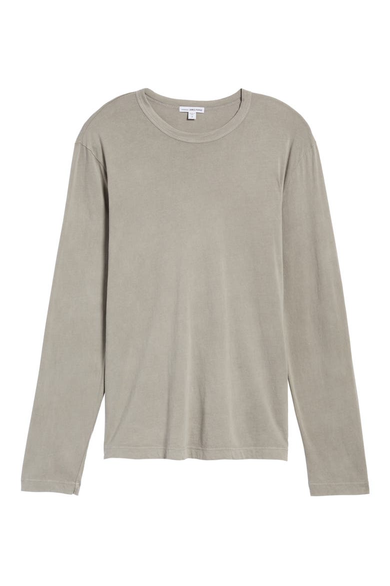 Long Sleeve Crewneck T-Shirt, Alternate, color, SHADOW PIGMENT