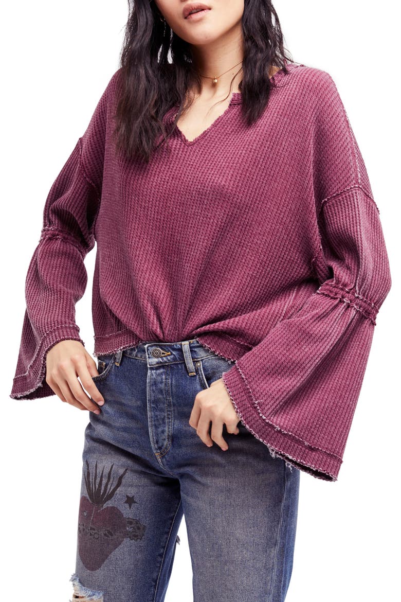 Dahlia Thermal Top, Main, color, WINE