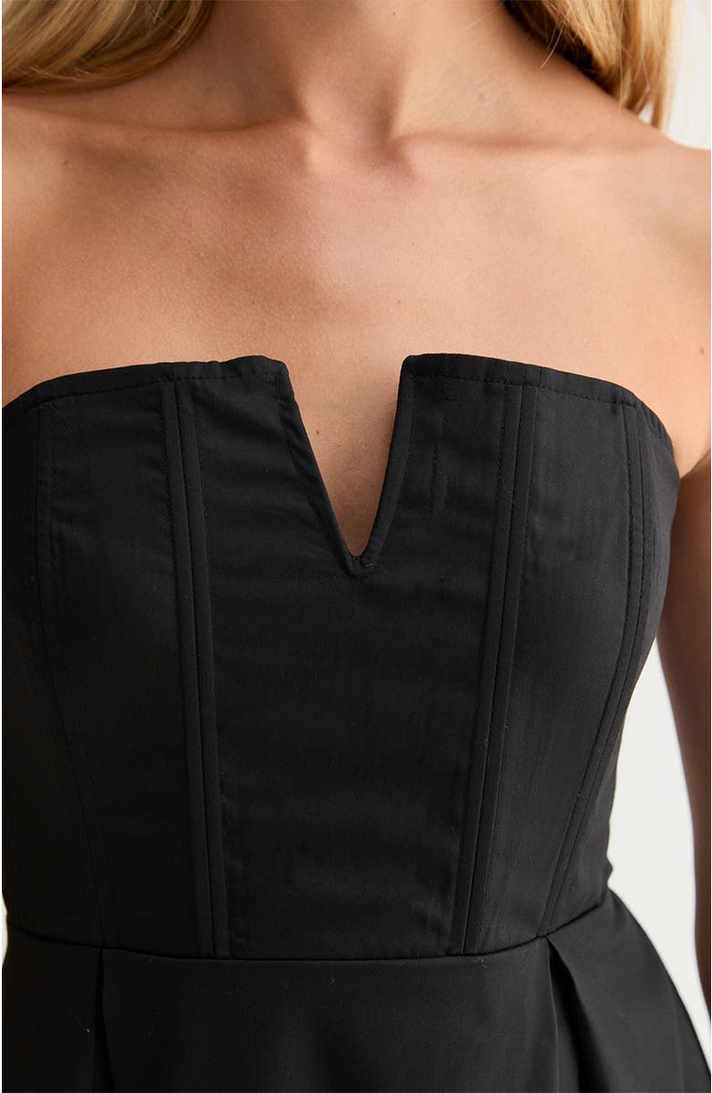 CRESCENT V-wire Modal Blend Midi Dress, Alternate, color, Black