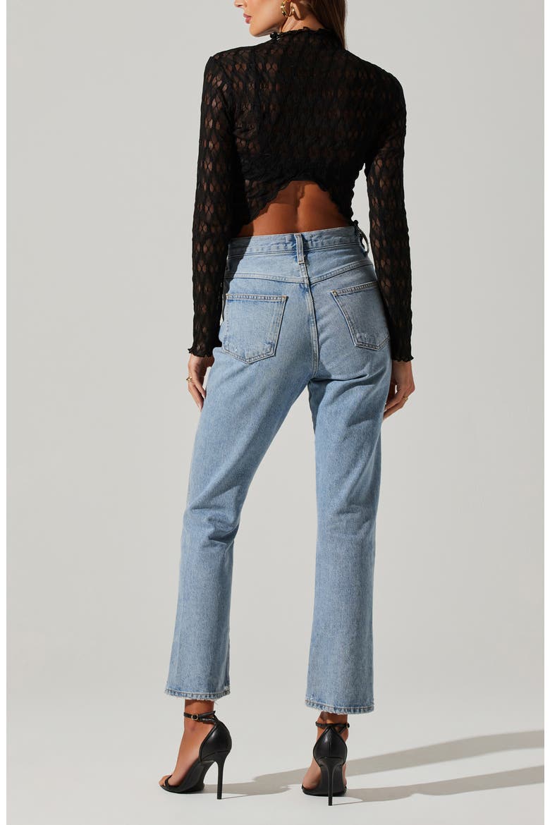 Dorset Mesh Top, Alternate, color, BLACK
