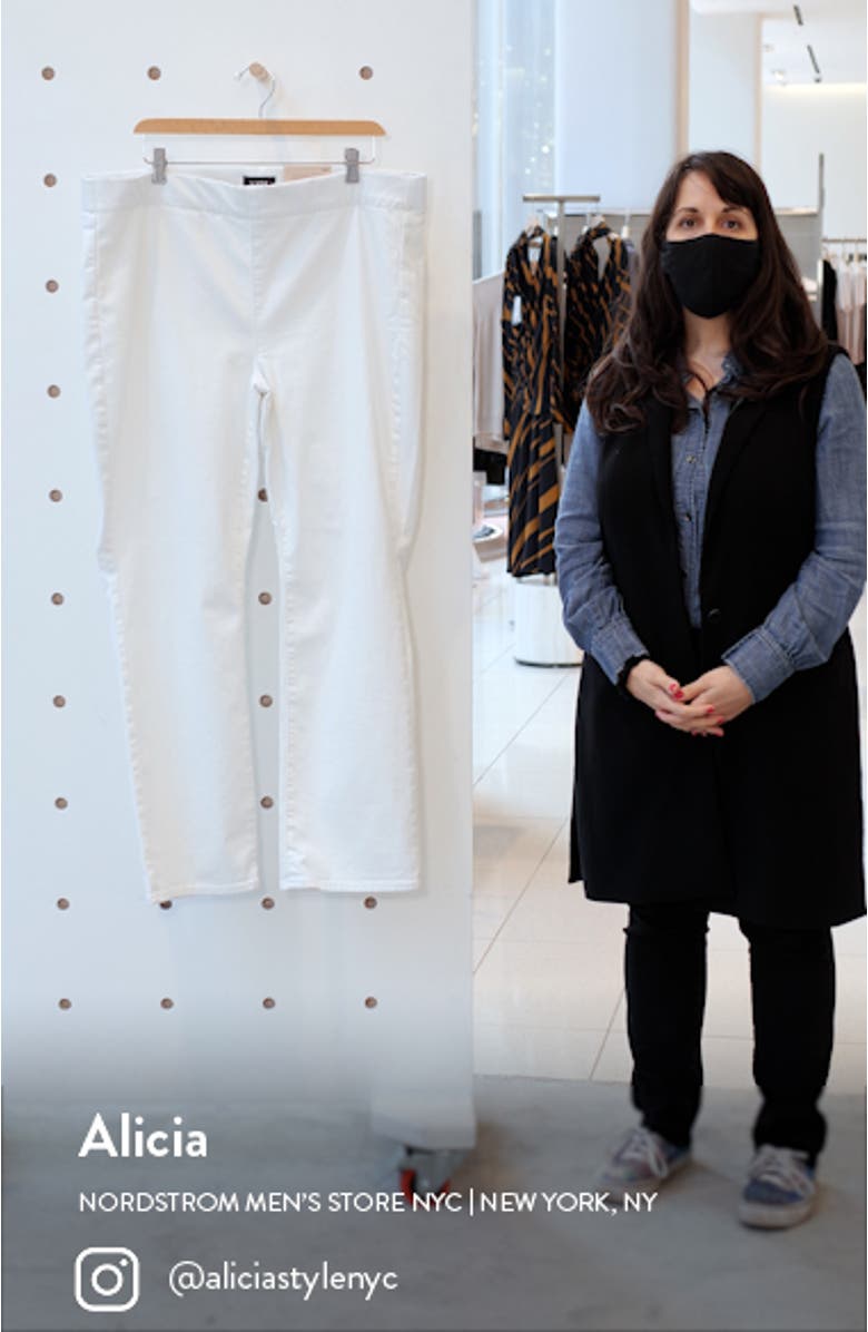 Cool Embrace Pull-On Straight Leg Jeans, sales video thumbnail