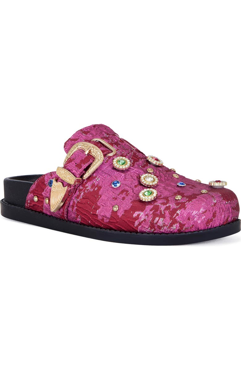 AZALEA WANG Quinby Studded Clog, Main, color, Red