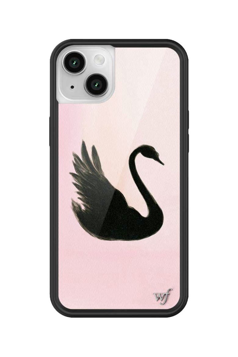 Black Swan iPhone Case, Alternate, color, Black