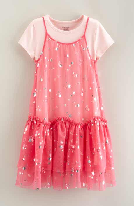 Tucker + Tate Kids' Metallic Tutu Slipdress & T-Shirt Set