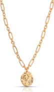 Ettika Textured Pendant Necklace