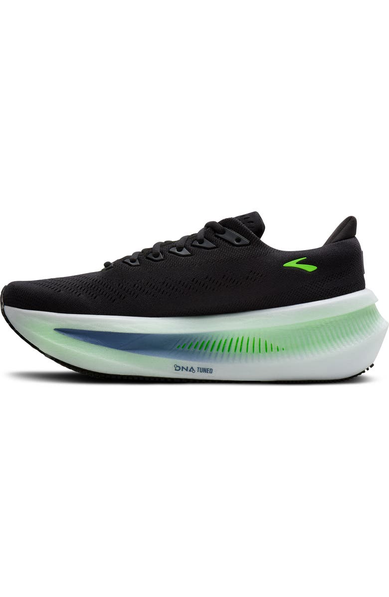 Brooks Glycerin Max 2 Hybrid Running Shoe, Alternate, color, Phantom/ White/ Green Gecko