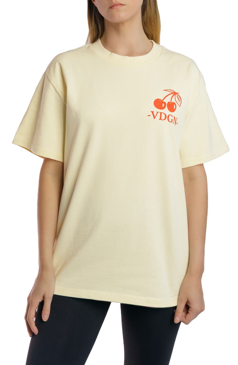Vardagen Seven Year Grit Heavyweight Tee, Alternate, color, Butter