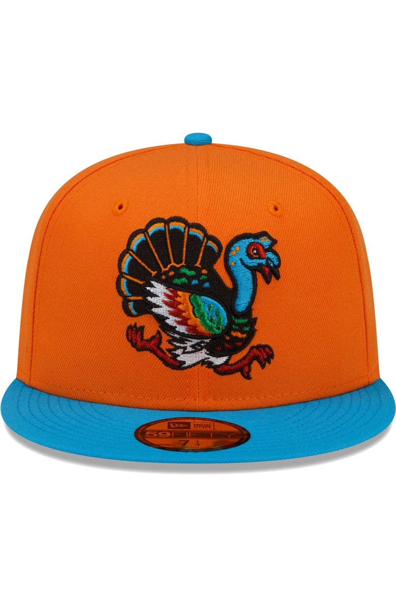 New Era Men's New Era Orange Augusta GreenJackets Copa De La Diversion 59FIFTY Fitted Hat, Alternate, color, 