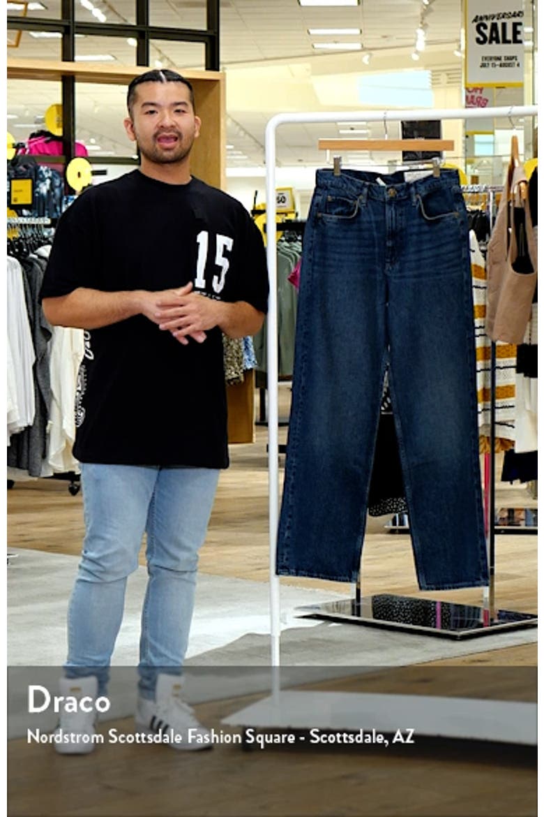 Shea High Rise Relaxed Straight Leg Jeans video