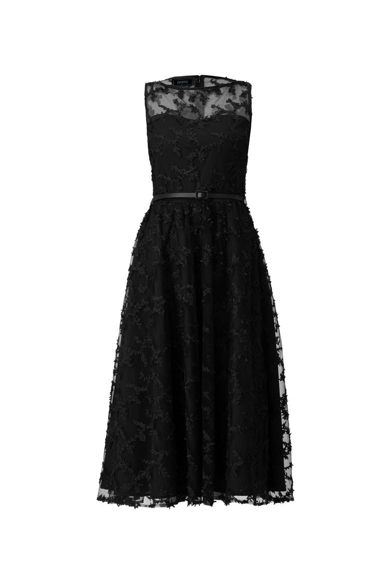 Sleeveless Textured Maxi Dress, Alternate, color, Black