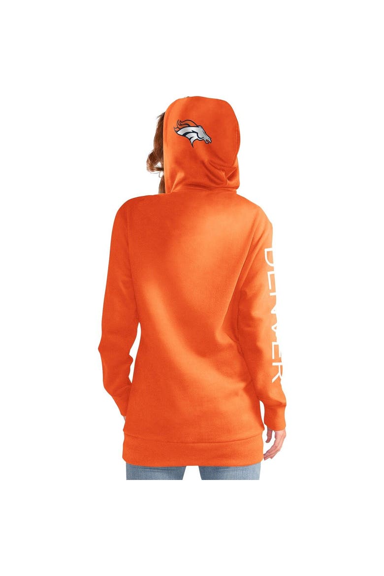 Women's G-III 4Her by Carl Banks Orange Denver Broncos Extra Inning Pullover Hoodie, Alternate, color, Orange