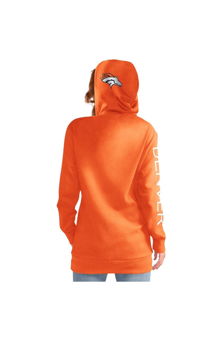G-III 4HER BY CARL BANKS Women's G-III 4Her by Carl Banks Orange Denver Broncos Extra Inning Pullover Hoodie, Alternate, color, Orange