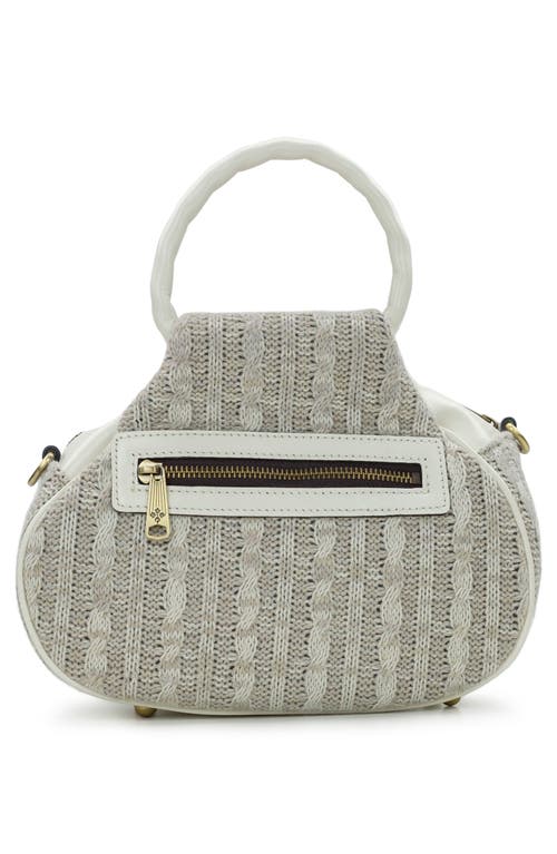 PATRICIA NASH PATRICIA NASH MILBURN CABLE KNIT BUCKET BAG
