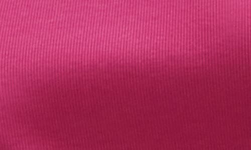 Michael Stars Joni Power Shoulder Rib Top In Pitaya