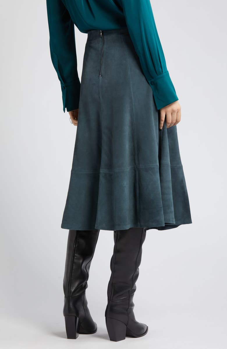 KOBI HALPERIN Amanda Suede Skirt, Alternate, color, 