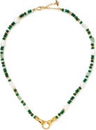 Missoma x Harris Reed In Good Hands Beaded Pendant Necklace