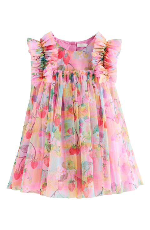 Kids' Ruffle Mesh Dress (Baby, Toddler & Little Kid)