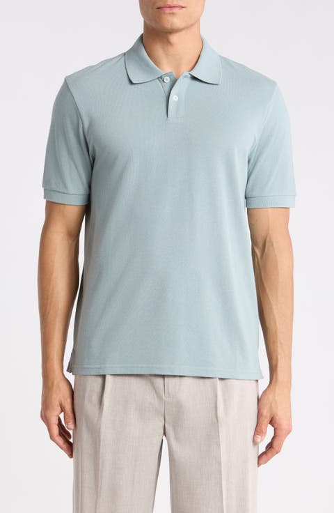 Cotton Blend Piqué Knit Polo