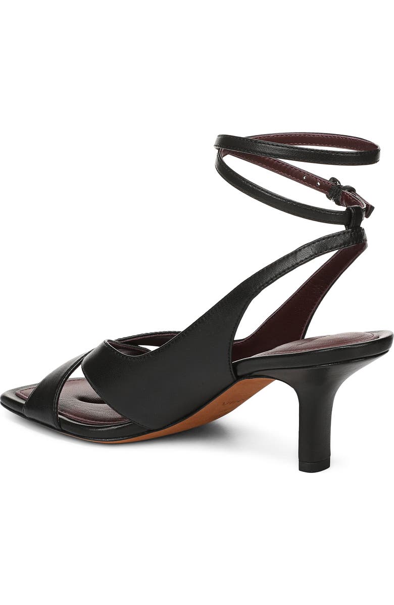 Vince Lola Leather Sandal, Alternate, color, Black