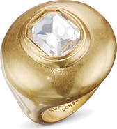 Kurt Geiger London Crystal Button Cocktail Ring