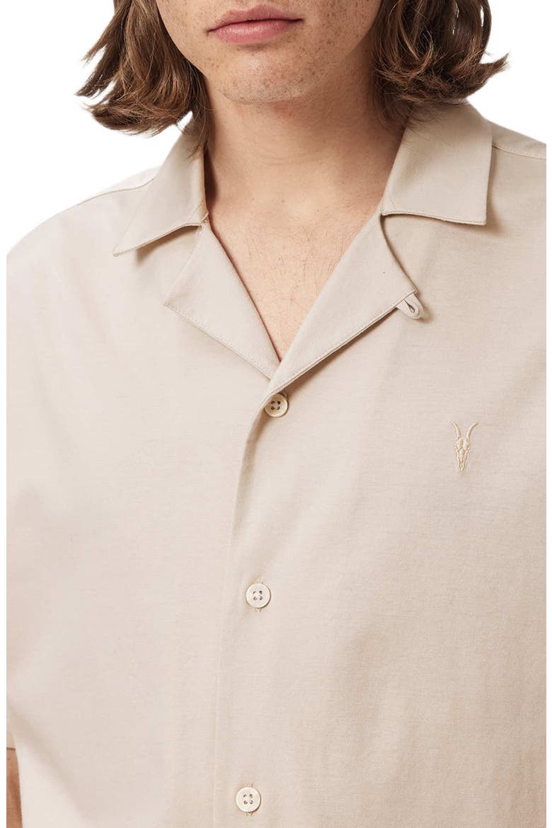 Hudson Camp Shirt, Alternate, color, BIRCH WHITE