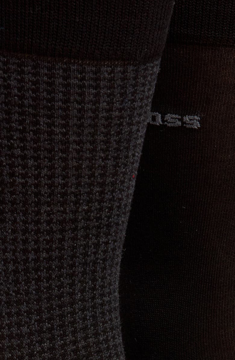 BOSS Assorted 2-Pack Dress Socks, Alternate, color, Blk