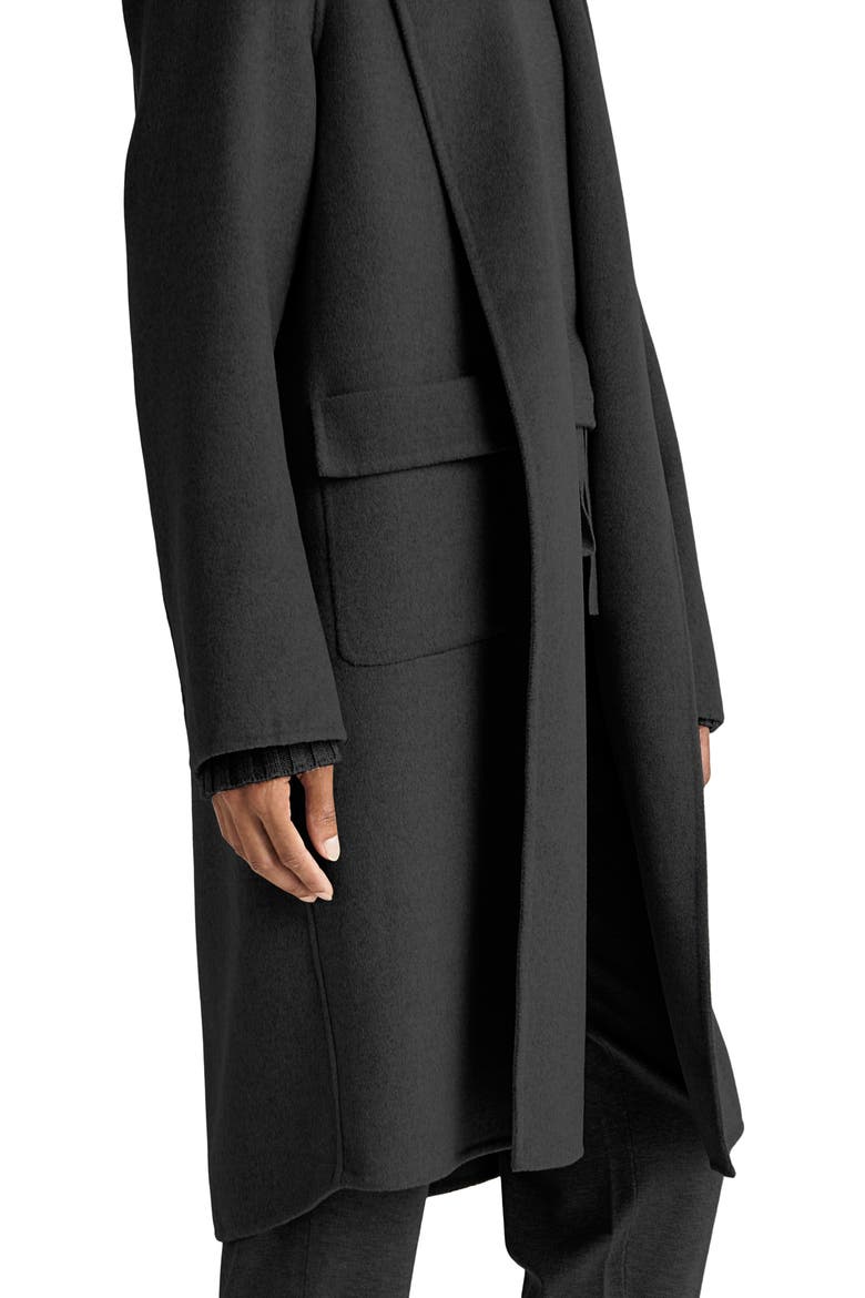 x Cella Jane Icon Shawl Collar Coat, Alternate, color, BLACK