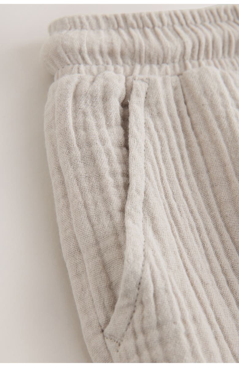 NEXT Kids' Cotton Gauze Drawstring Pants, Alternate, color, Neutral