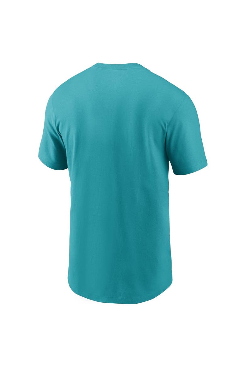 Men's Nike Aqua Miami Dolphins Primary Logo T-Shirt, Alternate, color, AQUA