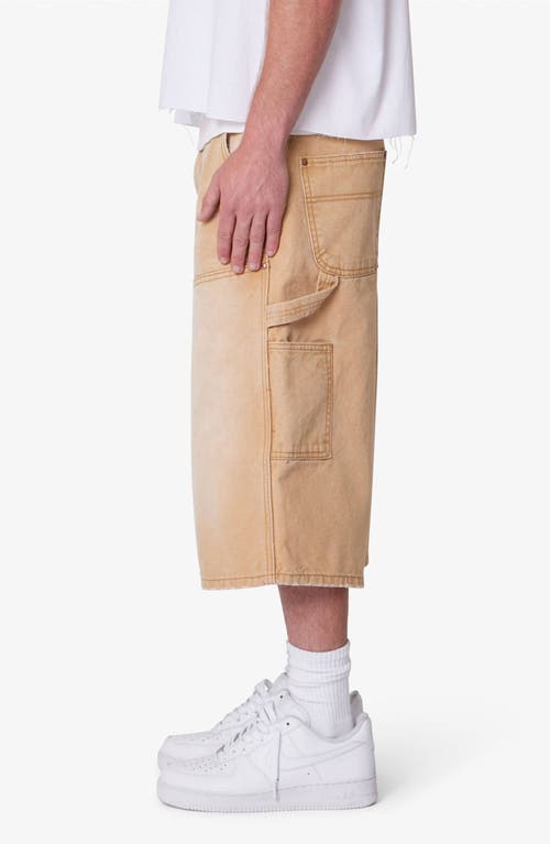 Mnml Ultra Baggy Carpenter Shorts In Neutral
