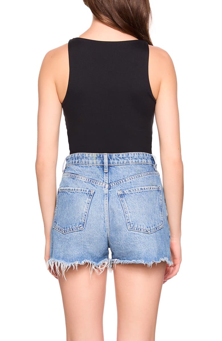 Susana Monaco Scoop Neck Tank, Alternate, color, Black