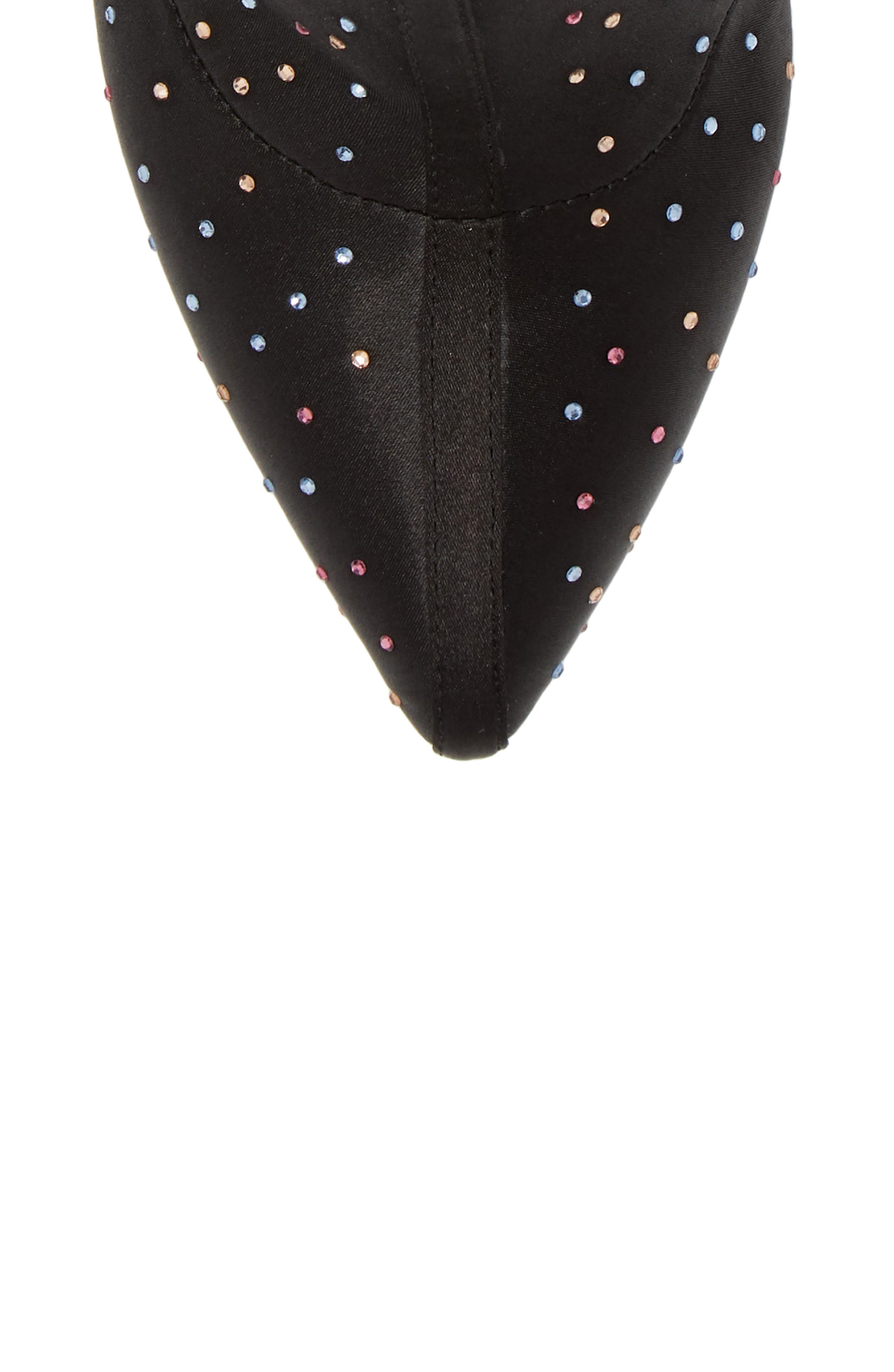 Jewel Badgley Mischka Margot Embellished Stretch Bootie, Alternate, color, 