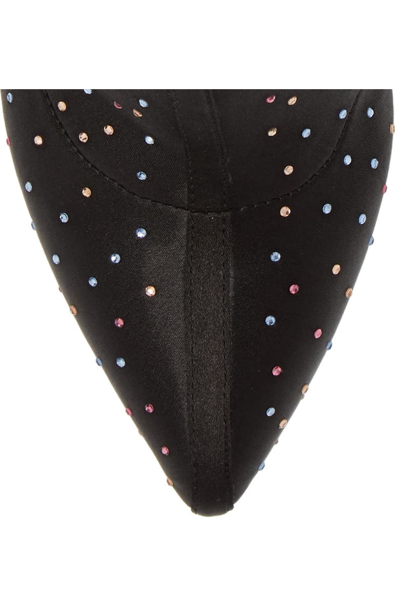 Jewel Badgley Mischka Margot Embellished Stretch Bootie, Alternate, color,