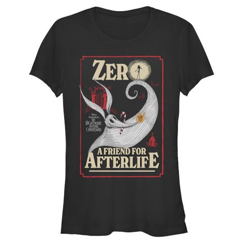 Juniors The Nightmare Before Christmas A Friend For Life Zero Poster T Shirt