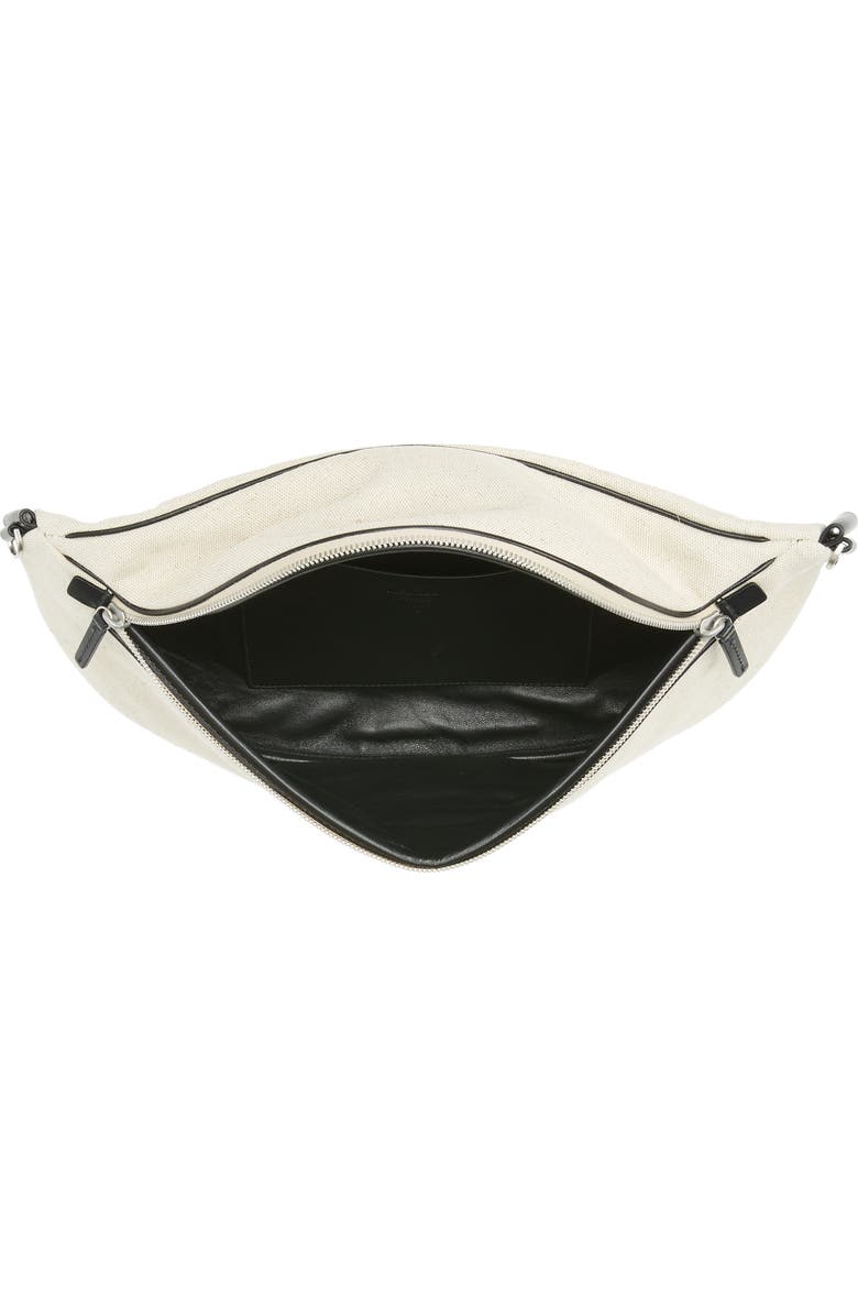 Jil Sander Medium Canvas Belt Bag, Alternate, color,