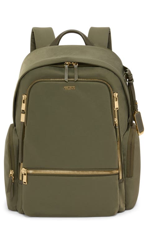 Green womens backpack on sale