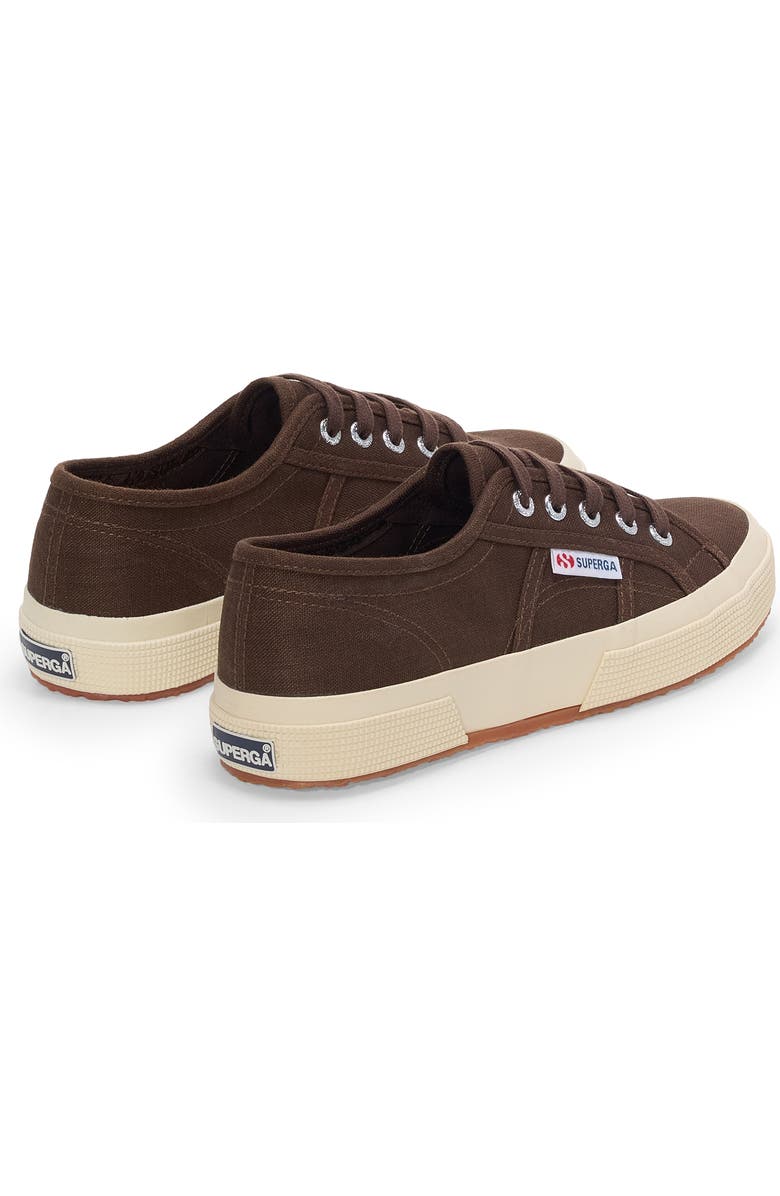 Superga 2750 Linen Sneakers, Alternate, color, Brown-Off White