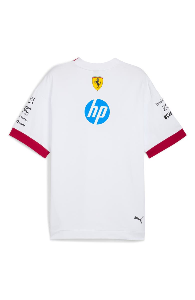 PUMA x 2025 Scuderia Ferrari HP Driver T-Shirt, Alternate, color, Puma White