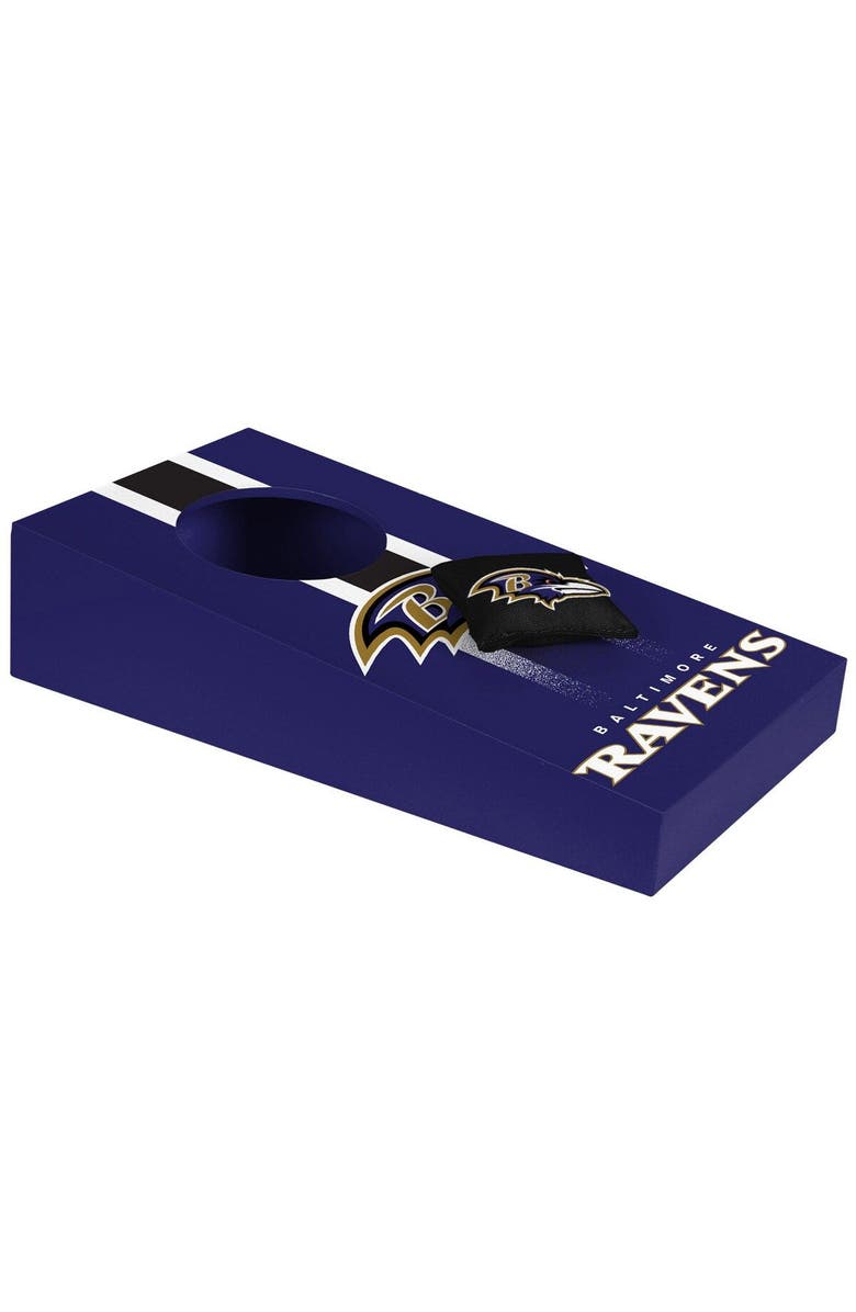 FOCO Baltimore Ravens Tabletop Cornhole Set, Alternate, color, 