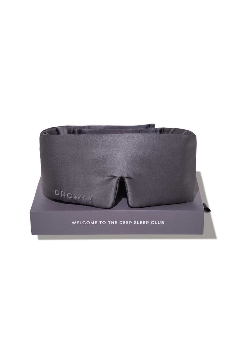 Drowsy Sleep Co. Silk Sleep Mask, Main, color, Moonlight Shadow