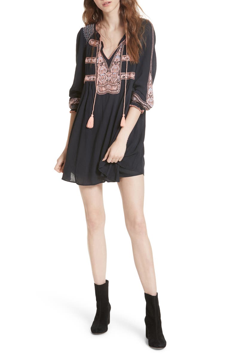 Free People Wind Willow Minidress, Main, color,