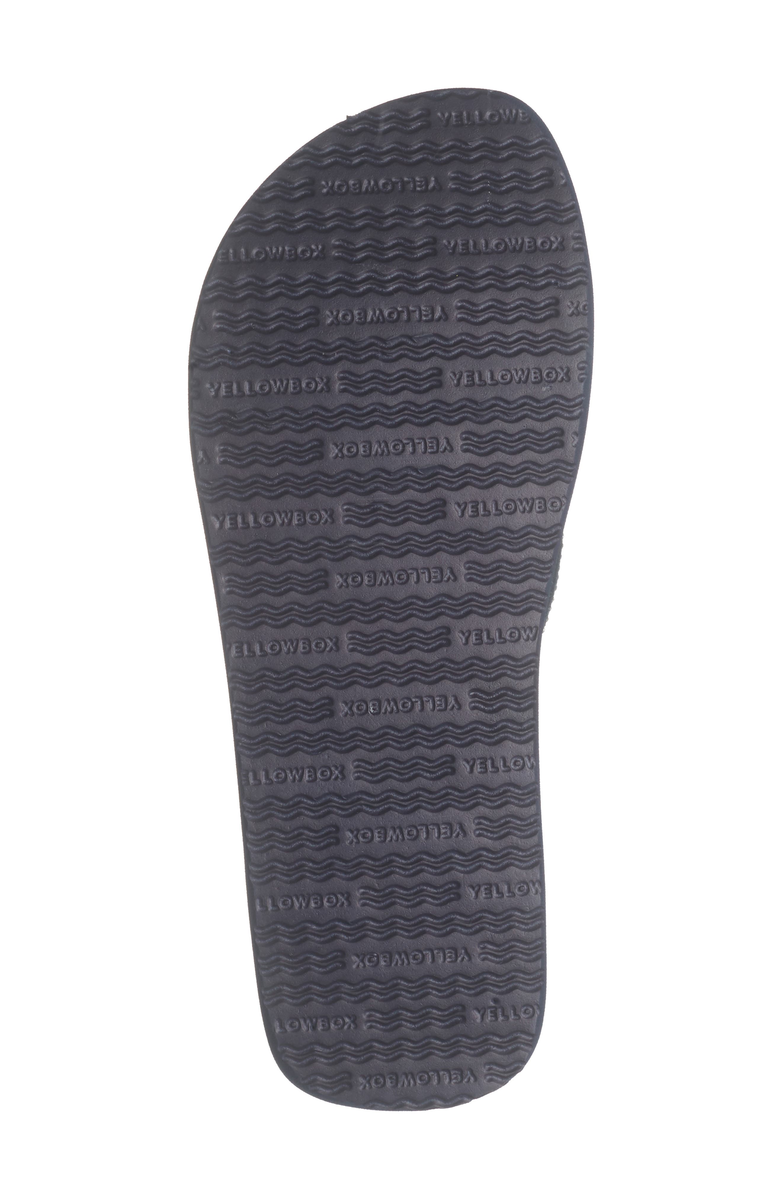 Yellow Box Premium Zemily Embellished Flip Flop, Alternate, color, Navy