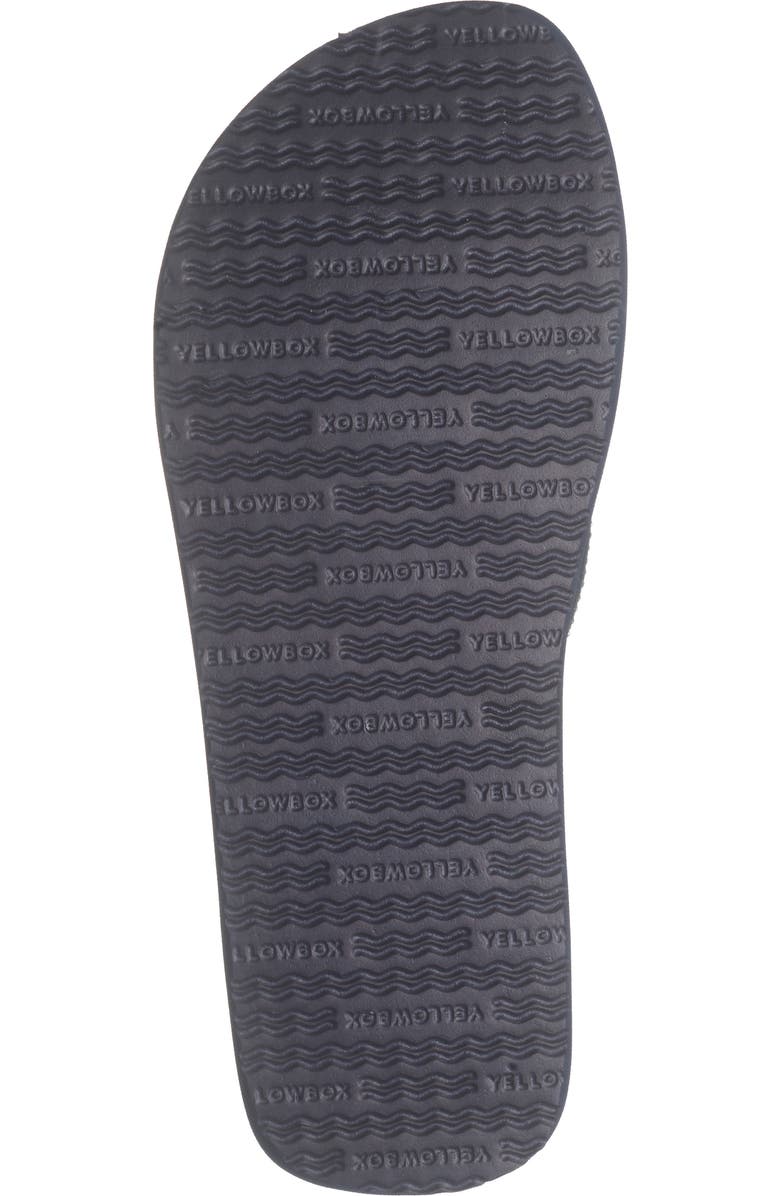 Yellow Box Premium Zemily Embellished Flip Flop, Alternate, color, Navy