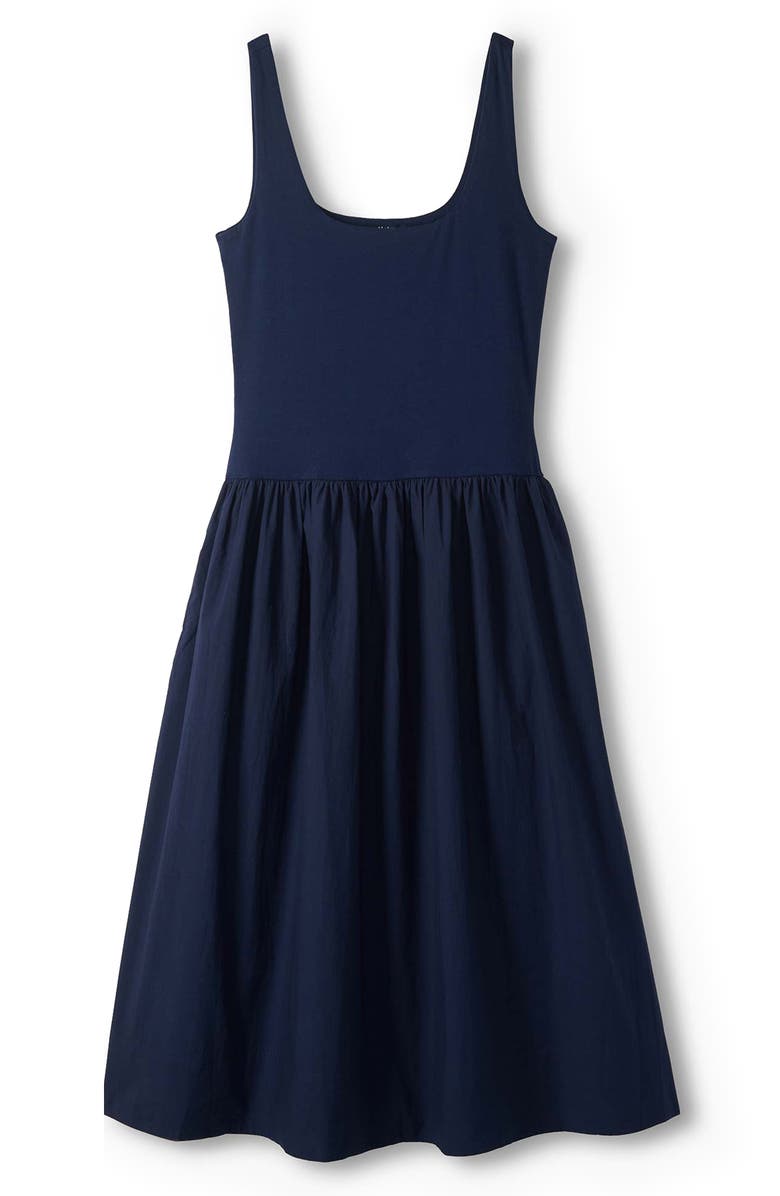 Hatley Mixed Media Midi Sundress, Alternate, color, Patriot Blue