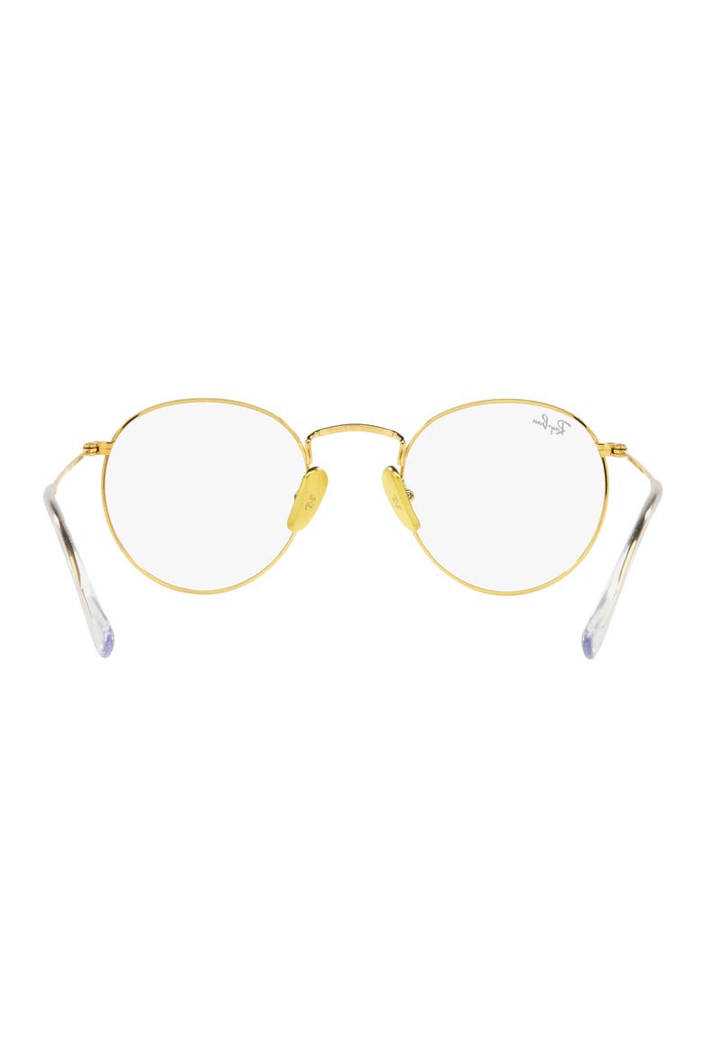 RX8247V 47mm Square Optical Glasses, Alternate, color, MILKY IVORY