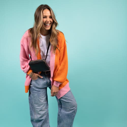 Casupo Leather Fanny Pack In Black