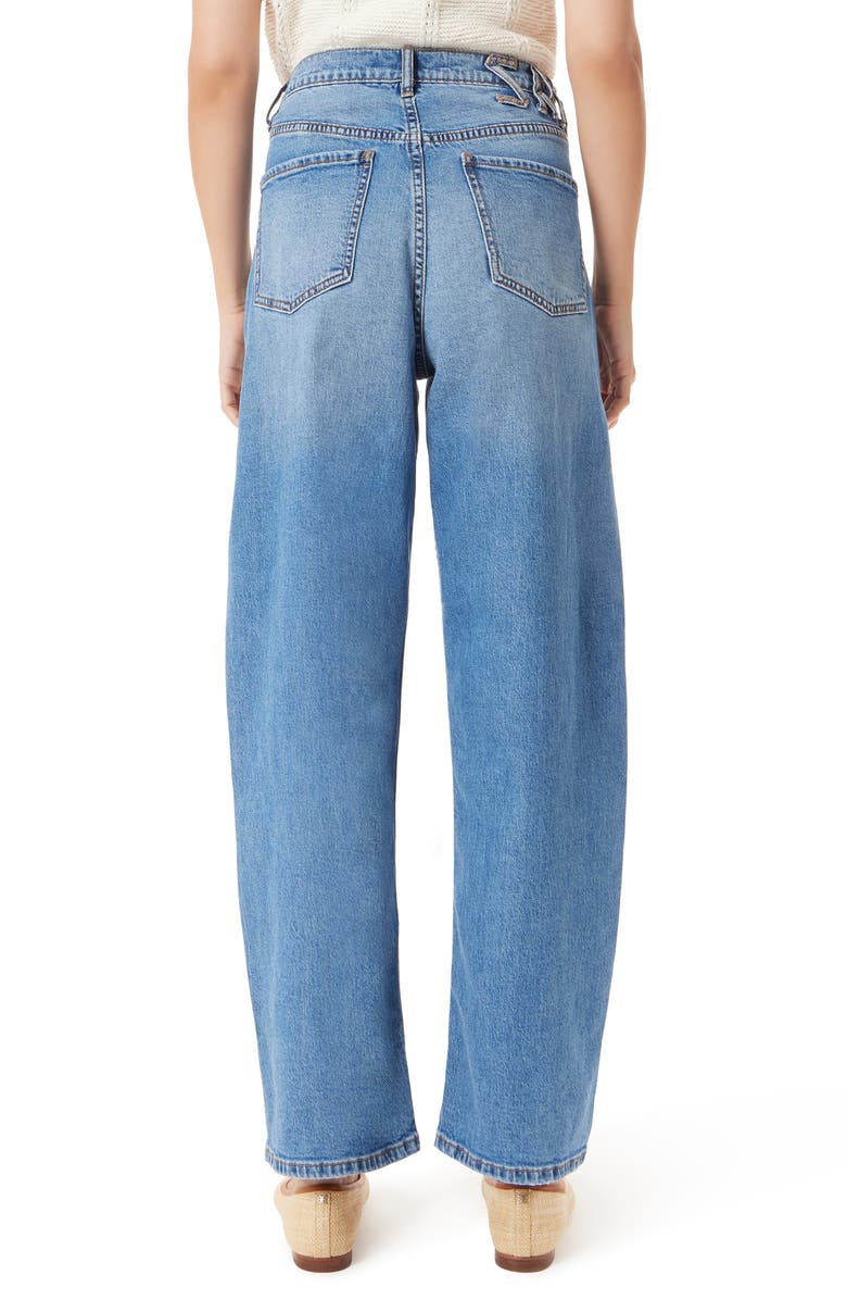 Sam Edelman Barrel Leg Ankle Jeans, Alternate, color, Atlas Blue