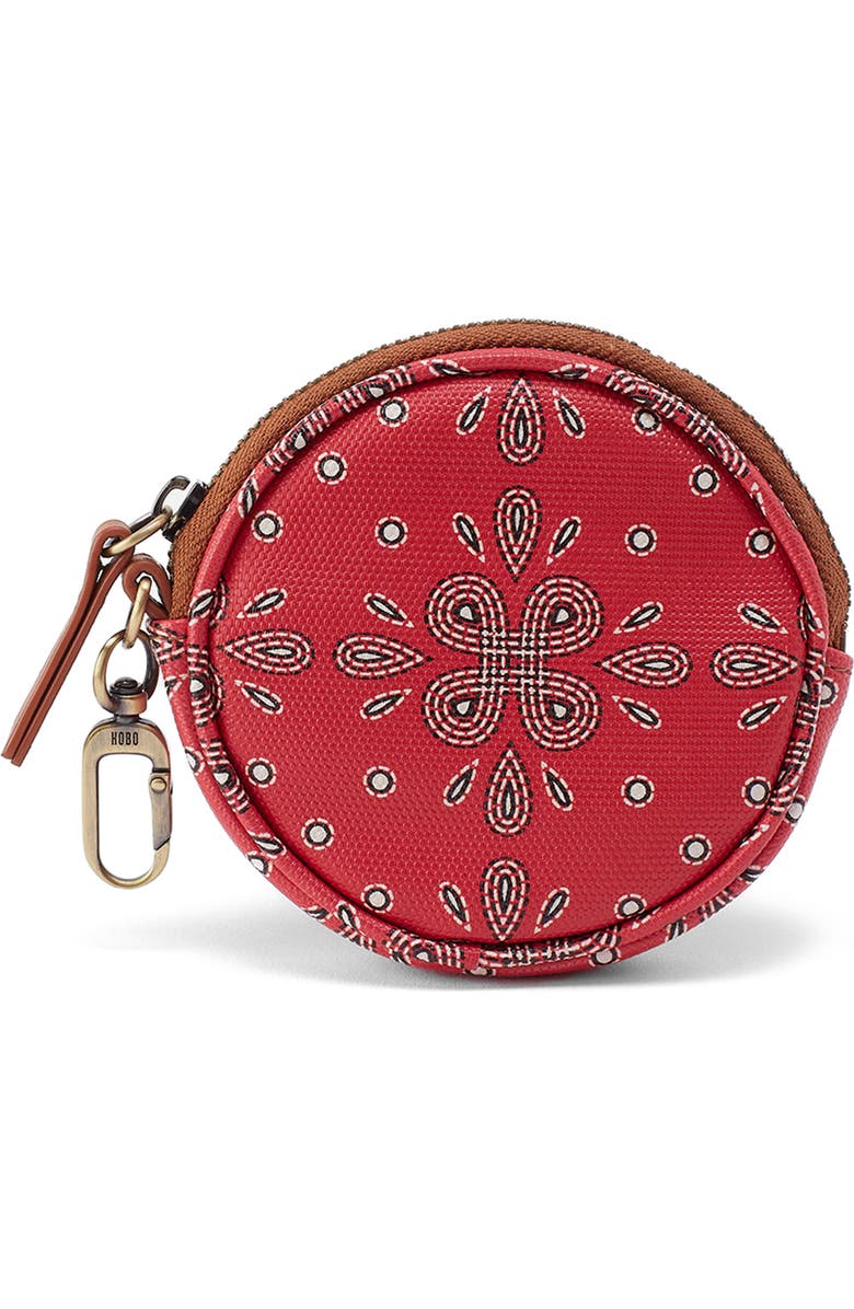 HOBO Small Revolve Coated Canvas Bag Charm, Alternate, color,