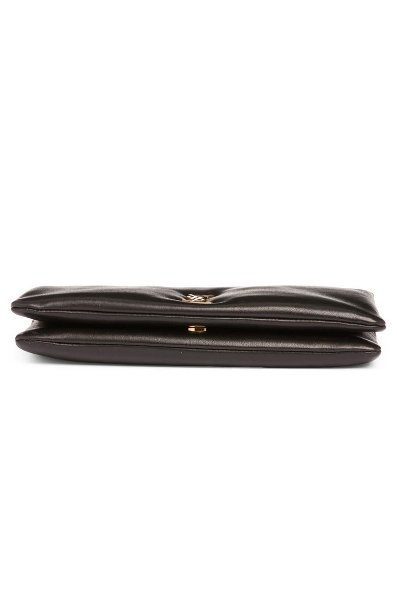 Saint Laurent Small Calypso Leather Wallet on a Chain, Alternate, color,