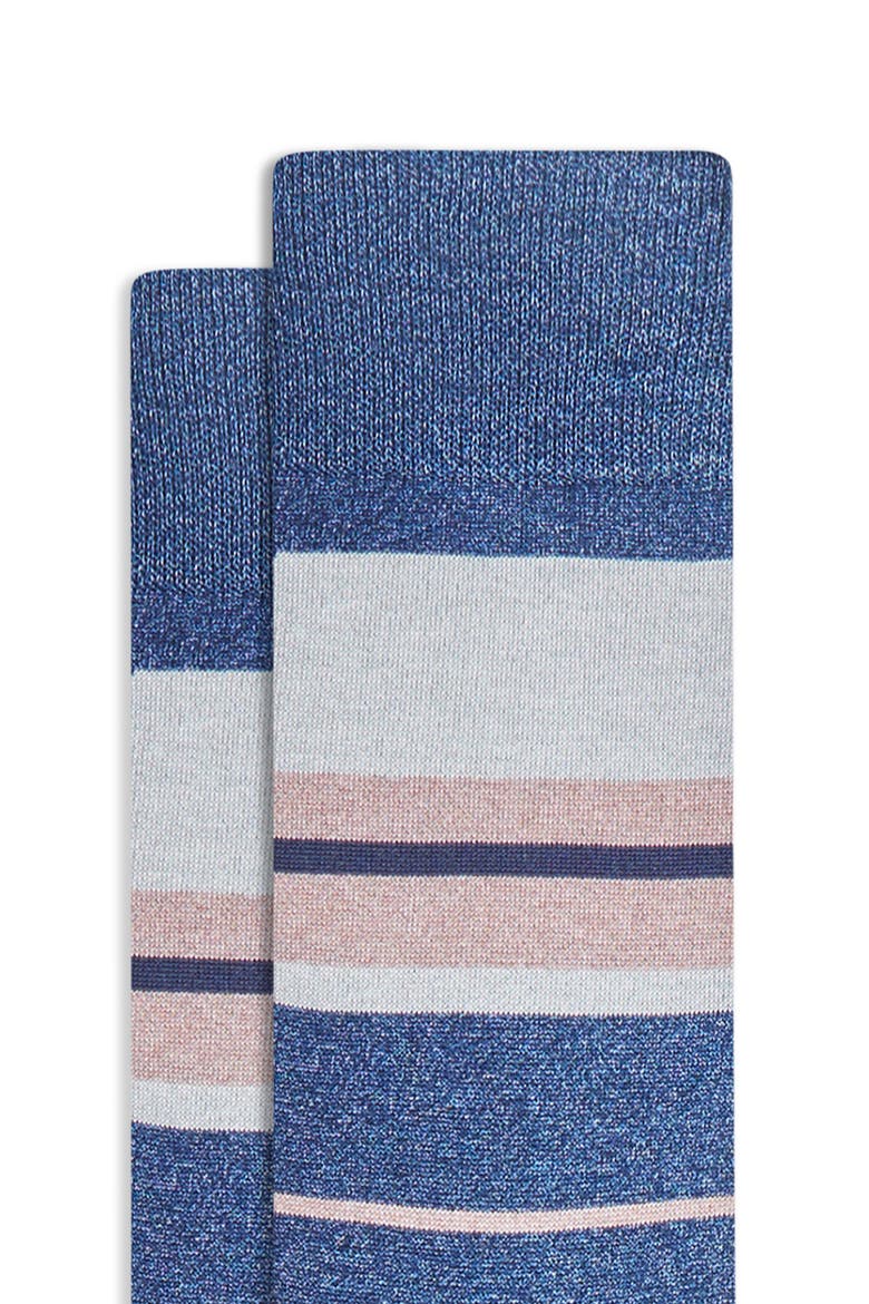 Stripe Dress Socks, Alternate, color, DUSTY PINK
